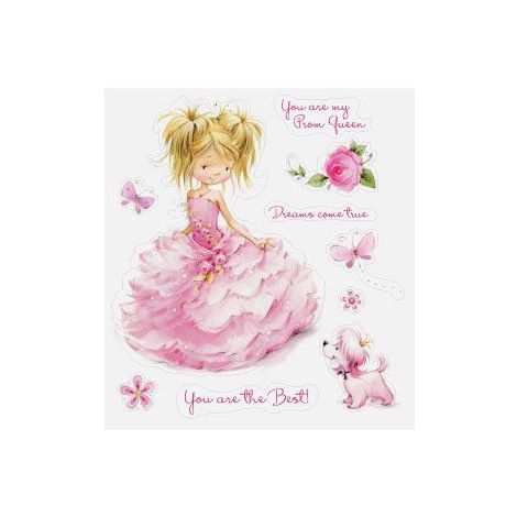 Stemple akrylowe ScrapBerry's 10cm, Princess
